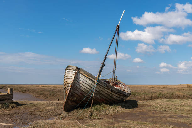This boat was being tolled and the rope snapped the ship ran around and ended up in Jones Beach field 6
