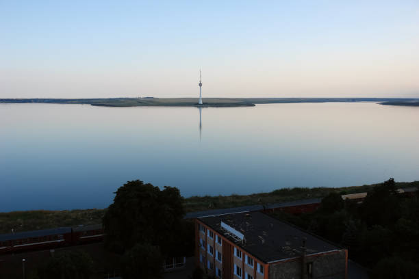 Evening at the resort Eforie Nord.
