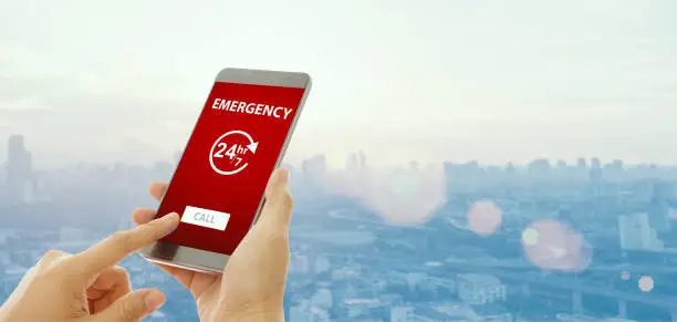 Photo of Emergency call concept