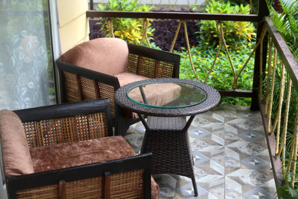 istock Balcony Furniture 1291034989