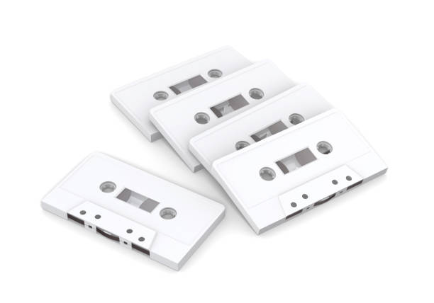 istock mockup audio music retro cassette tapes , 3d rendering 1291035129