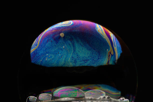 istock Close up of a soap bubble 1291038119