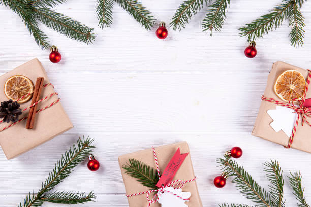 istock Beautiful presents in DIY wrapping. 1291043438