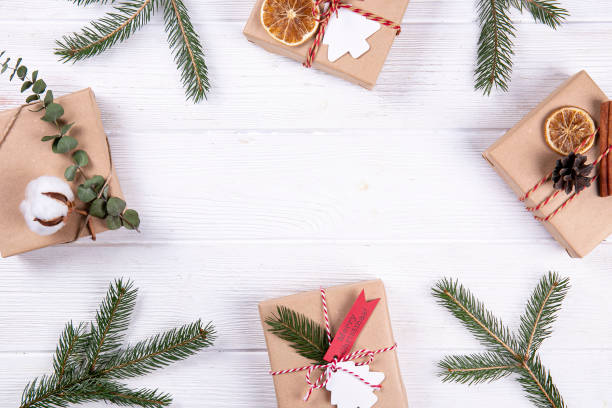 istock Beautiful presents in DIY wrapping. 1291043994