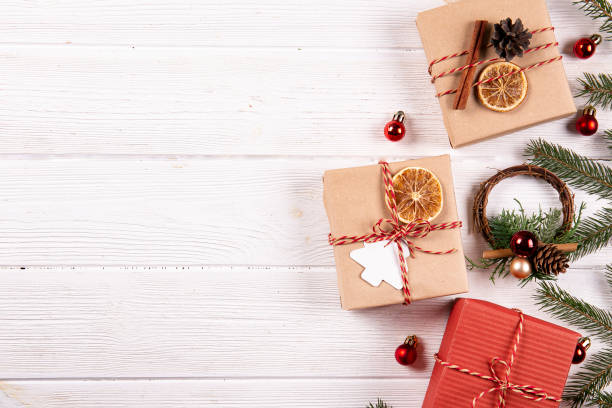 istock Beautiful presents in DIY wrapping. 1291044088