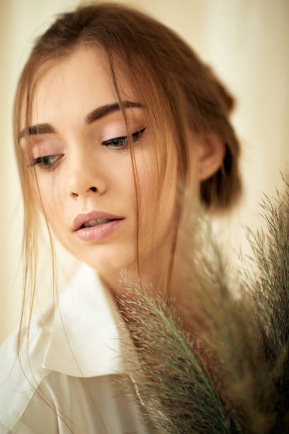 istock young sensual woman in studio interior 1291044617