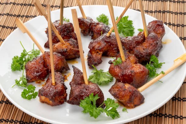 istock Honeyglazed belly pork pieces 1291045542