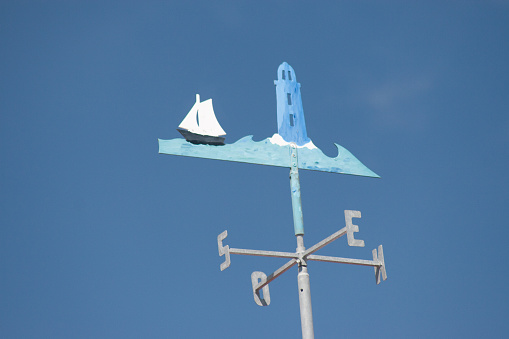 The weather vanes on the roofs of the houses of the Ile de Ré are of a magnificent poetry