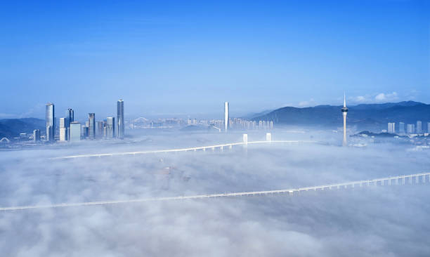 istock Macao Cityscape at Morning in Stratosphere Cloud, Macau 1291051565