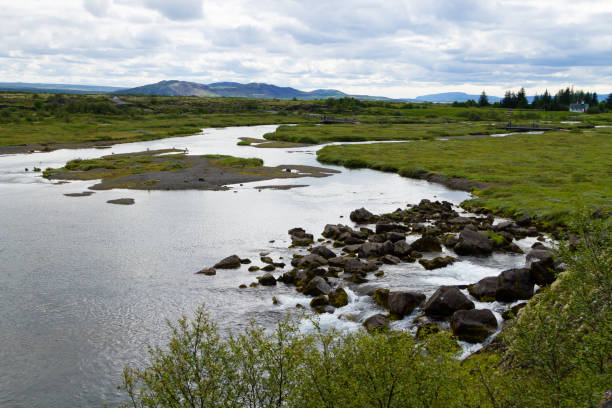 istock Thingvellir site, famous Icelandic landmark. Golden circle 1291053820