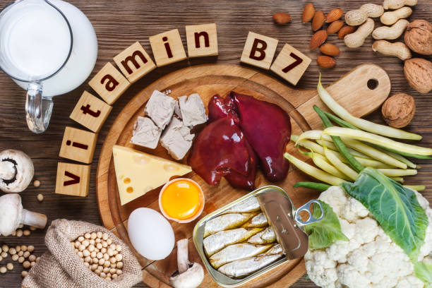 istock Foods rich in vitamin B7 (Biotin) 1291062295