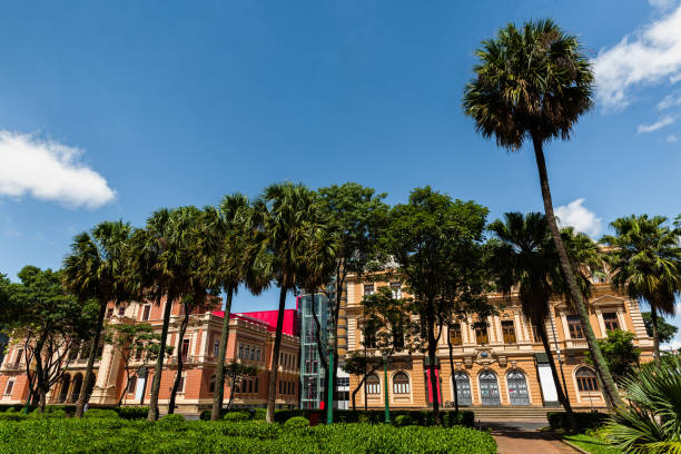 edifici a praça da liberdade a belo horizonte, minas gerais - architettura ed edifici foto e immagini stock