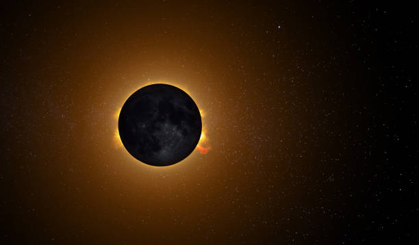 istock Total Solar Eclipse. Astronomy and science concept. Elements of image furnished by NASA 1291076170