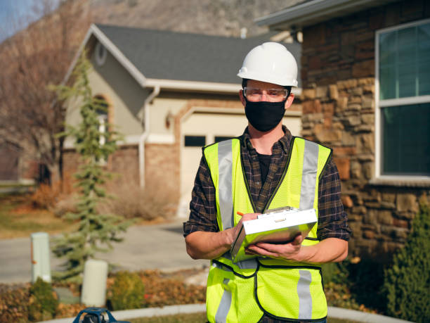 istock Home Repairman Wearing a Face Mask for Protection 1291080871
