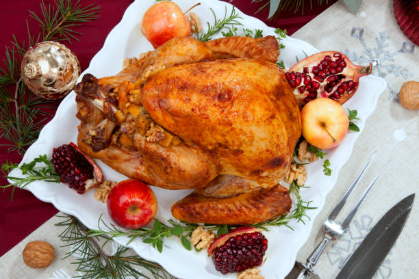 istock Christmas Pomegranate Glazed Roasted Turkey 1291082101