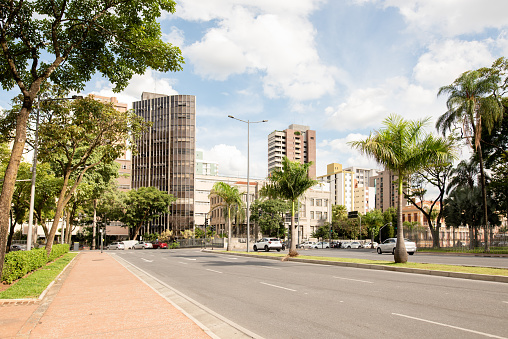 Praça da Liberdade, touristic spot in Belo Horizonte city, in Minas Gerais, Brazil