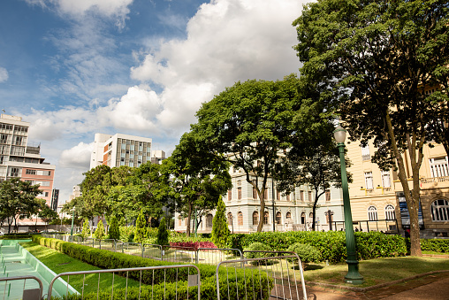 Praça da Liberdade, touristic spot in Belo Horizonte city, in Minas Gerais, Brazil