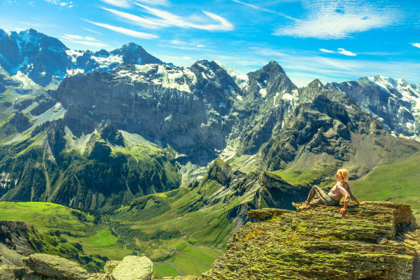 istock Schilthorn woman hiking 1291112751