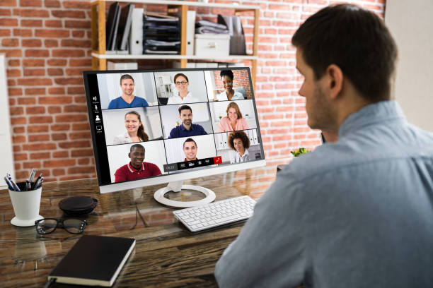istock Online Video Conference Webinar Meeting Call 1291113175