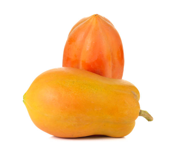 istock ripe papaya isolated on a white background 1291122931