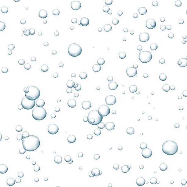 Blue fizzy bubbles. Sparkles underwater stream in water, sea, aquarium. Fizzy pop and effervescent drink. Abstract fresh soda bubbles. Vector illustration Blue fizzy bubbles. Sparkles underwater stream in water, sea, aquarium. Fizzy pop and effervescent drink. Abstract fresh soda bubbles. Vector illustration club soda stock illustrations