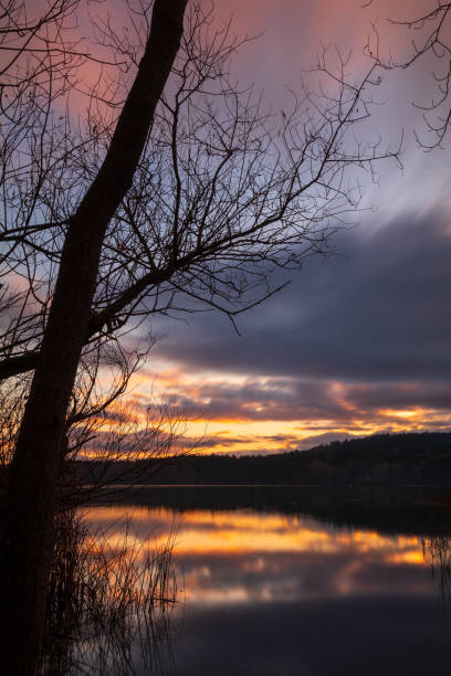 istock Sunset Reflections Over Elk Lake 1291127184