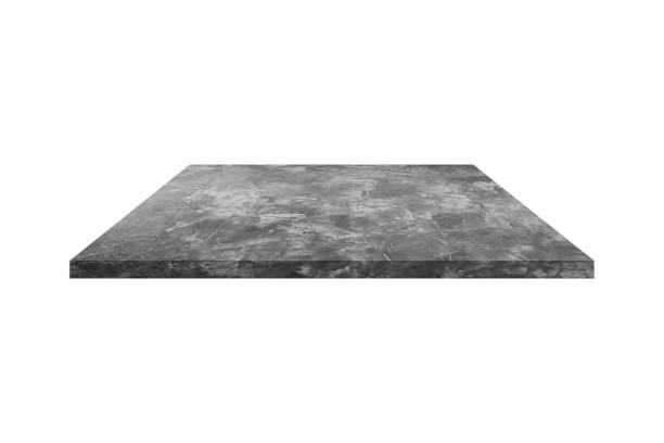 istock Concrete shelf isolated on white background with clipping path. 1291128116