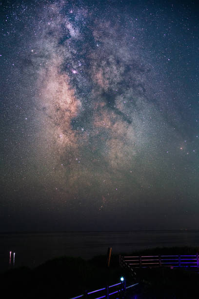 istock Milky way sky from the park in summer 1291130831