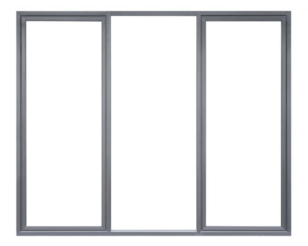 istock Large clear black PVC glass window 1291131093
