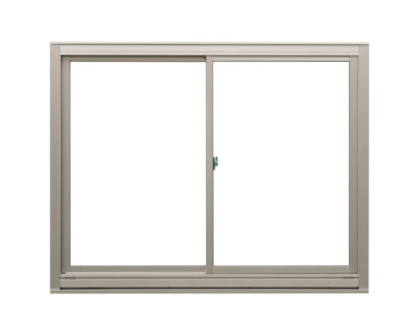 Modern clean luxury stainless steel window