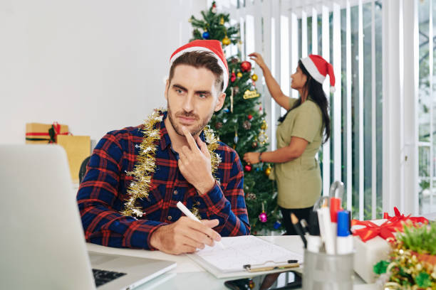 istock Businessman working on annual report 1291134676