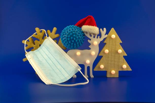 istock Christmas in pandemic concept still life 1291139666