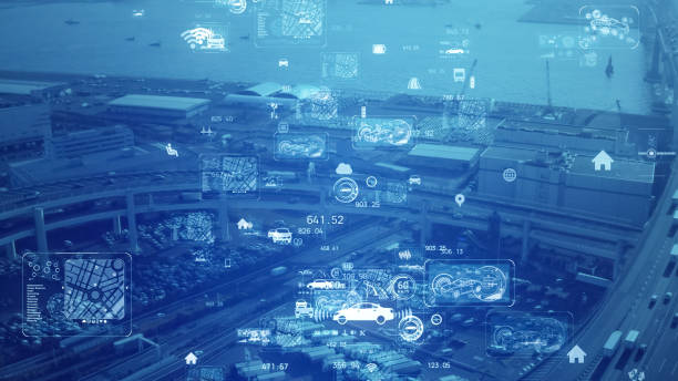 istock Modern highway and communication network concept. Transportation and technology. ITS (Intelligent Transport Systems). Mobility as a service. 1291142171