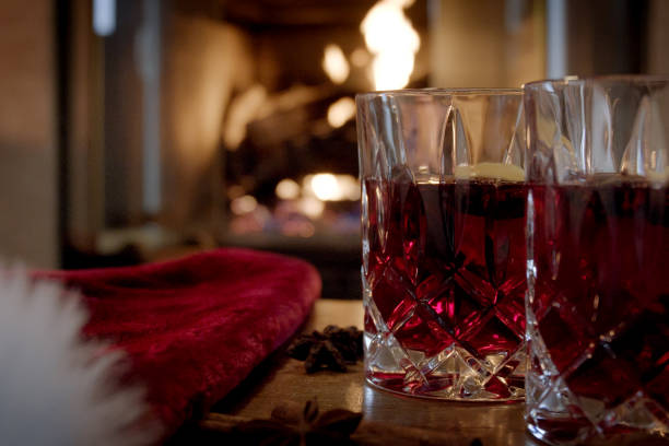 istock Mulled Wine and Santa Hat 1291144078