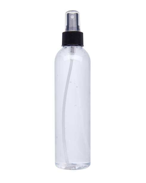 istock Clear Plastic Spray Bottle Isolated on White Background 1291145269