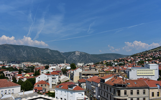City of Mostar, Bosnia Herzegovina.