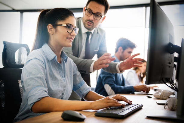 istock Collaboration and analysis by business people working in office 1291154022