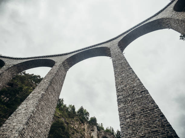 istock Landwasser viaduct, below, Switzerland 1291154092