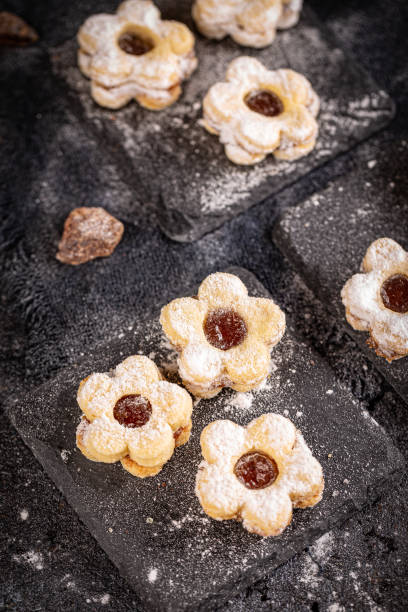 istock Traditional Christmas Linzer cookies 1291160001