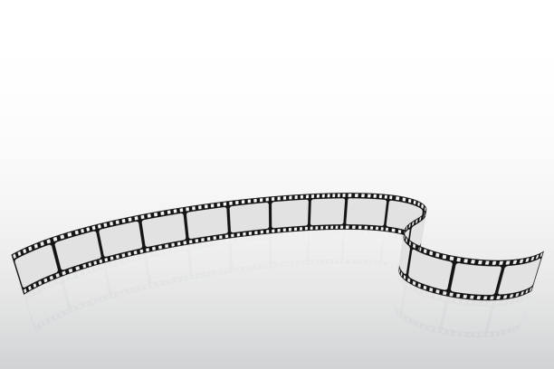 Realistic 3D film strip in perspective. Cinema Background. Template poster for cinema festival. Movie design with cinema strip for advertisement, festival, brochure, poster, banner or flyer. EPS 10 Realistic 3D film strip in perspective. Cinema Background. Template poster for cinema festival. Movie design with cinema strip for advertisement, festival, brochure, poster, banner or flyer. film reel photos stock illustrations