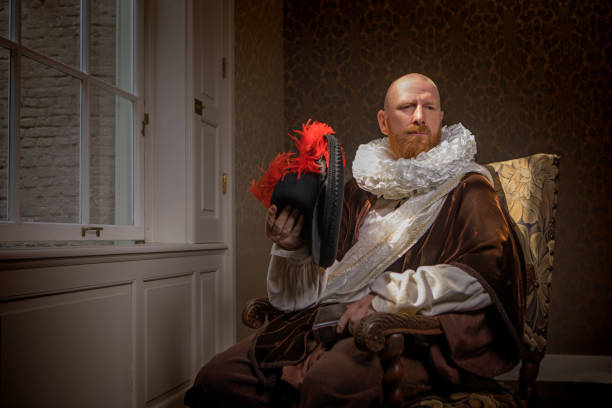 istock Redhead traditional dutch man by candlelight 1291166037