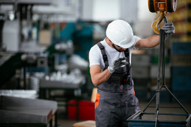 istock Man doing inspection on the production line. 1291167956
