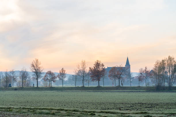 istock Landscape whit a church 1291170148