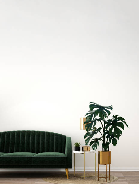 istock interior design for living area or reception background / 3d illustration,3d rendering 1291173117