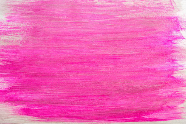 istock Pink shiny background with acrylic paint. Abstract layout for the design 1291175367