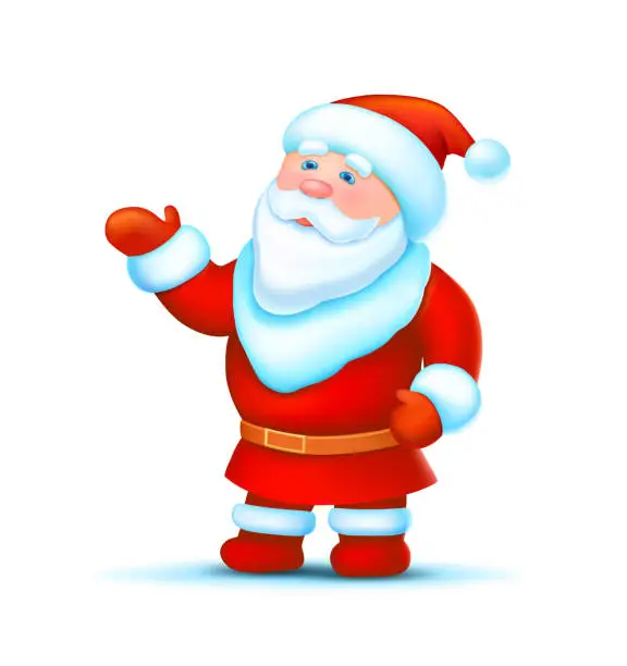 Vector illustration of Santa Claus