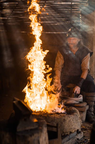 istock An individual viking blacksmith in a viking settlement 1291177059