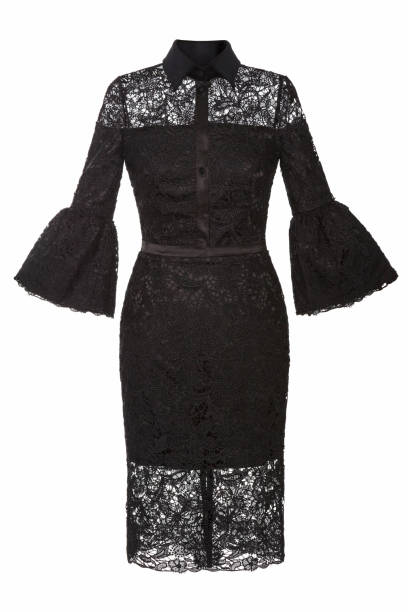 istock Little black dress isolated on white 1291189534