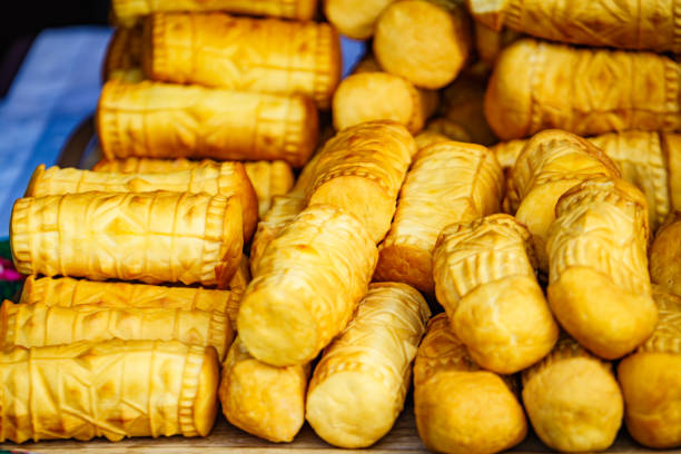 istock Traditional polish oscypek cheese pieces 1291193936