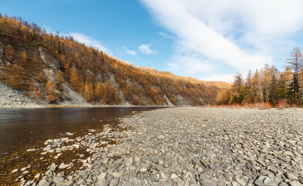 istock Autumn landscape in Yakutia 1291195192